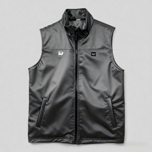 black electric heating thin vest